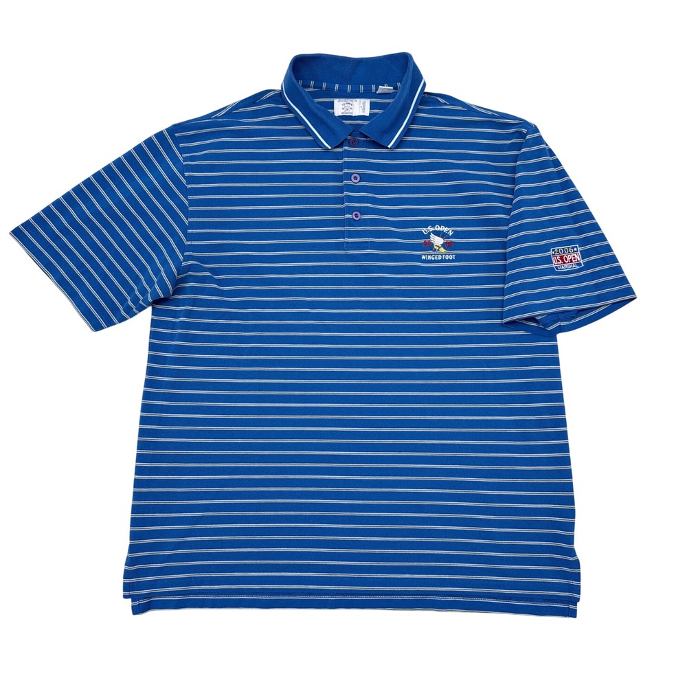 2026 US Open Winged Foot Golf Polo Shirt Mens Size Large Marshall Ashworth VTG